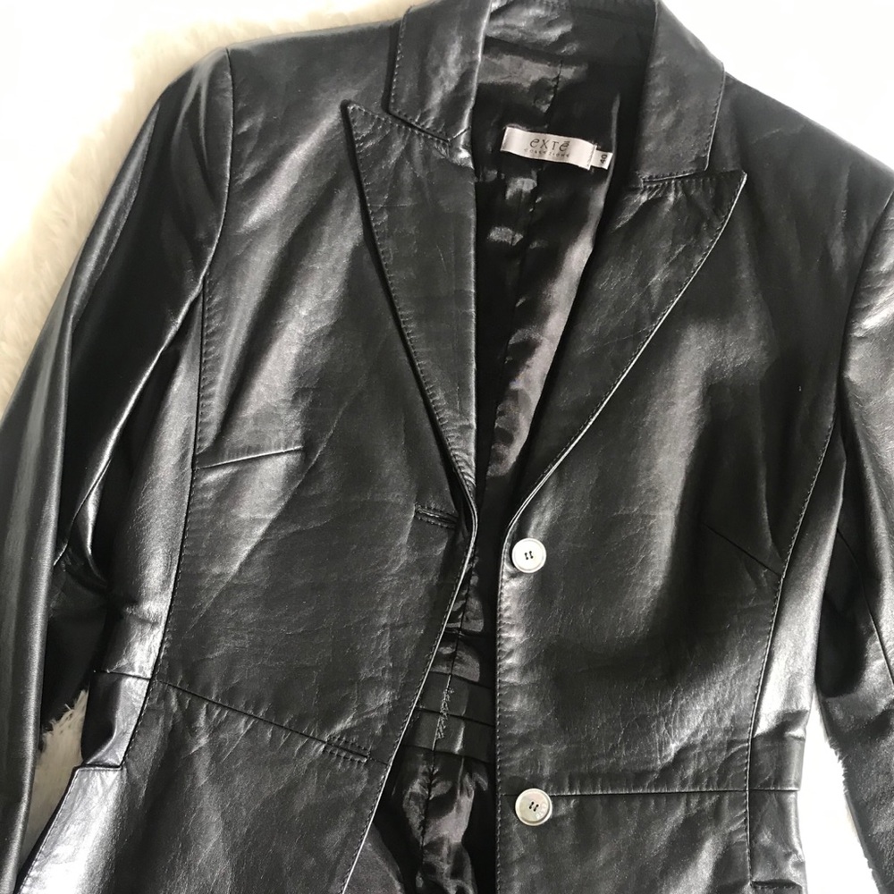 “Exeté Collezione” Italian leather Jacket